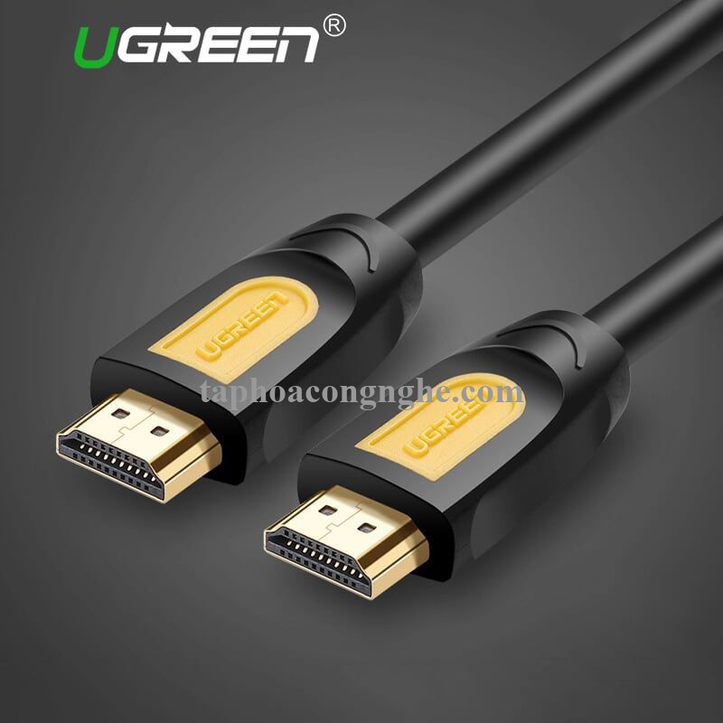 Ugreen 11187 5M màu Vàng Cáp tín hiệu HDMI chuẩn 1.4 hỗ trợ phân giải 4K * 2K cáp dẹt HD101 30011187